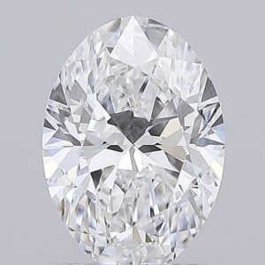 oval 1.52ct d vvs2 igi certified labgrown