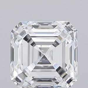 asscher 2.02 d vs1 igi certified labgrown
