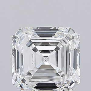 asscher 2ct e vs1 igi certified labgrown