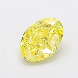 oval 2.60ct fancy intense yellow vvs2